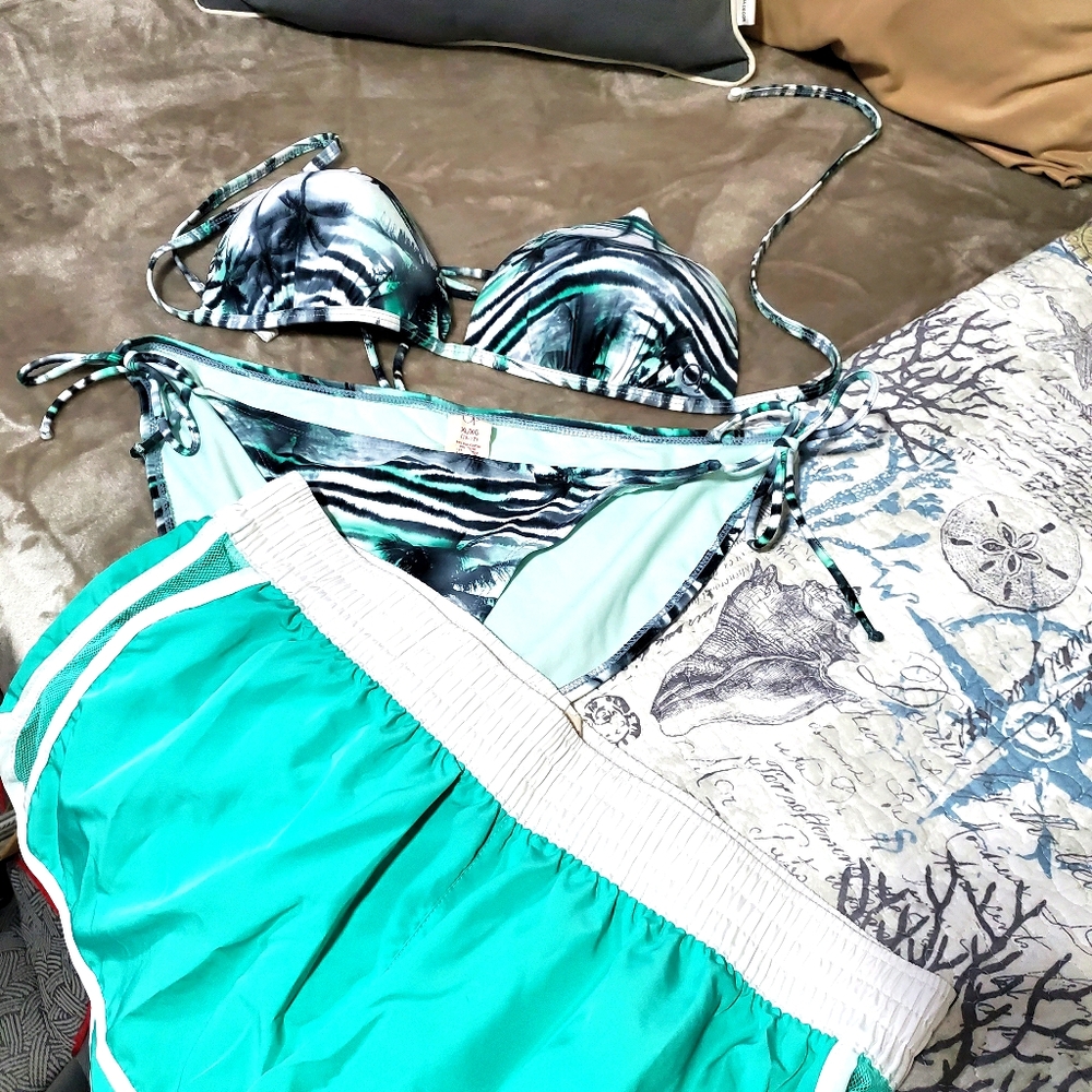 OP bikini w/ shorts